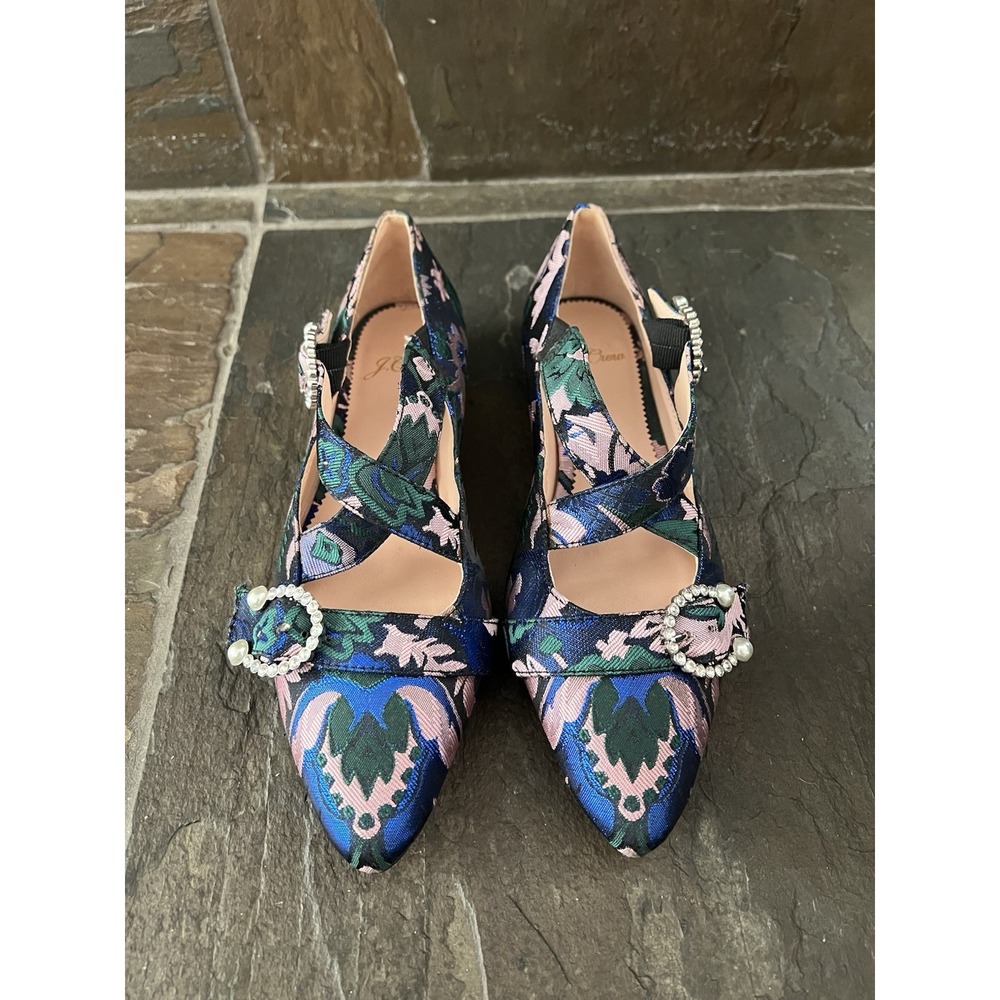 J.Crew Embellished Brocade Marina Flats Women's 6.5